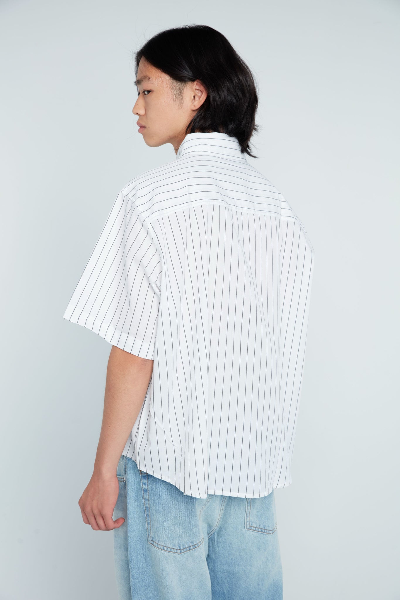P Logo Button Shirt