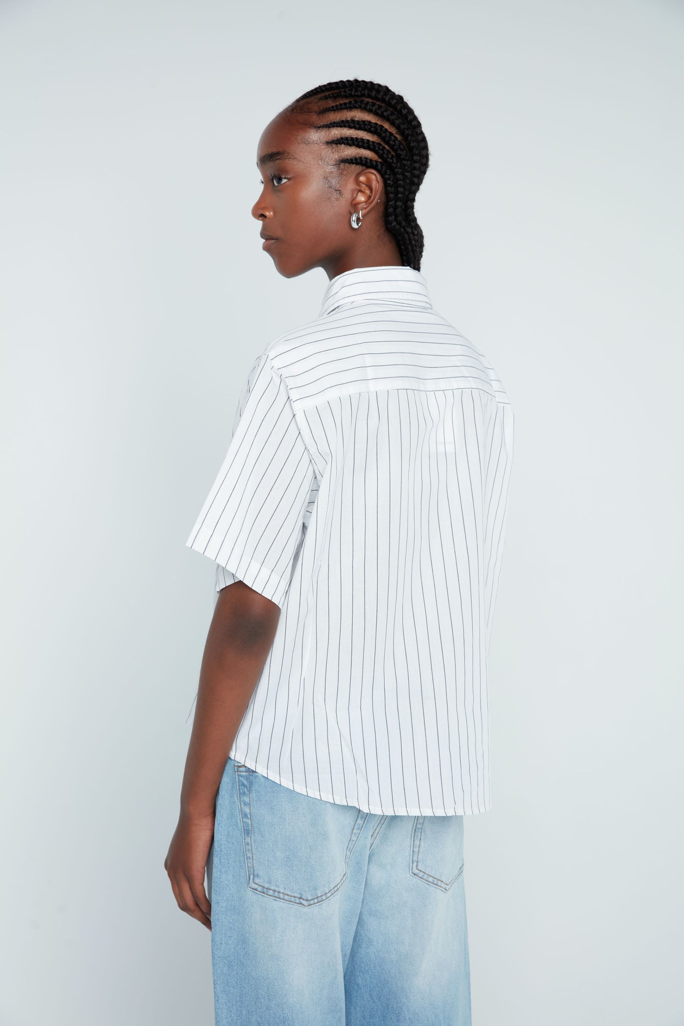 P Logo Button Shirt