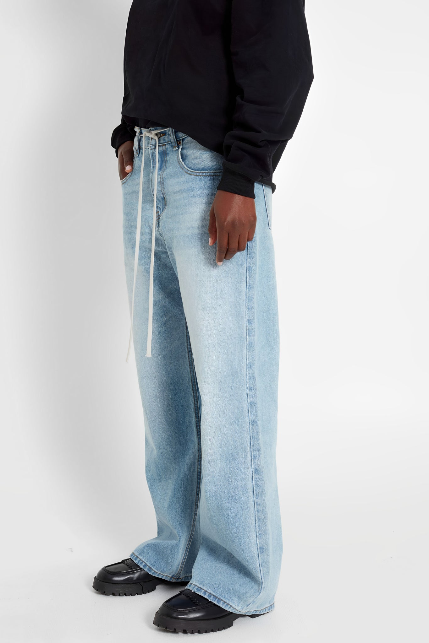 Vintage Washed Blue Denim Jean