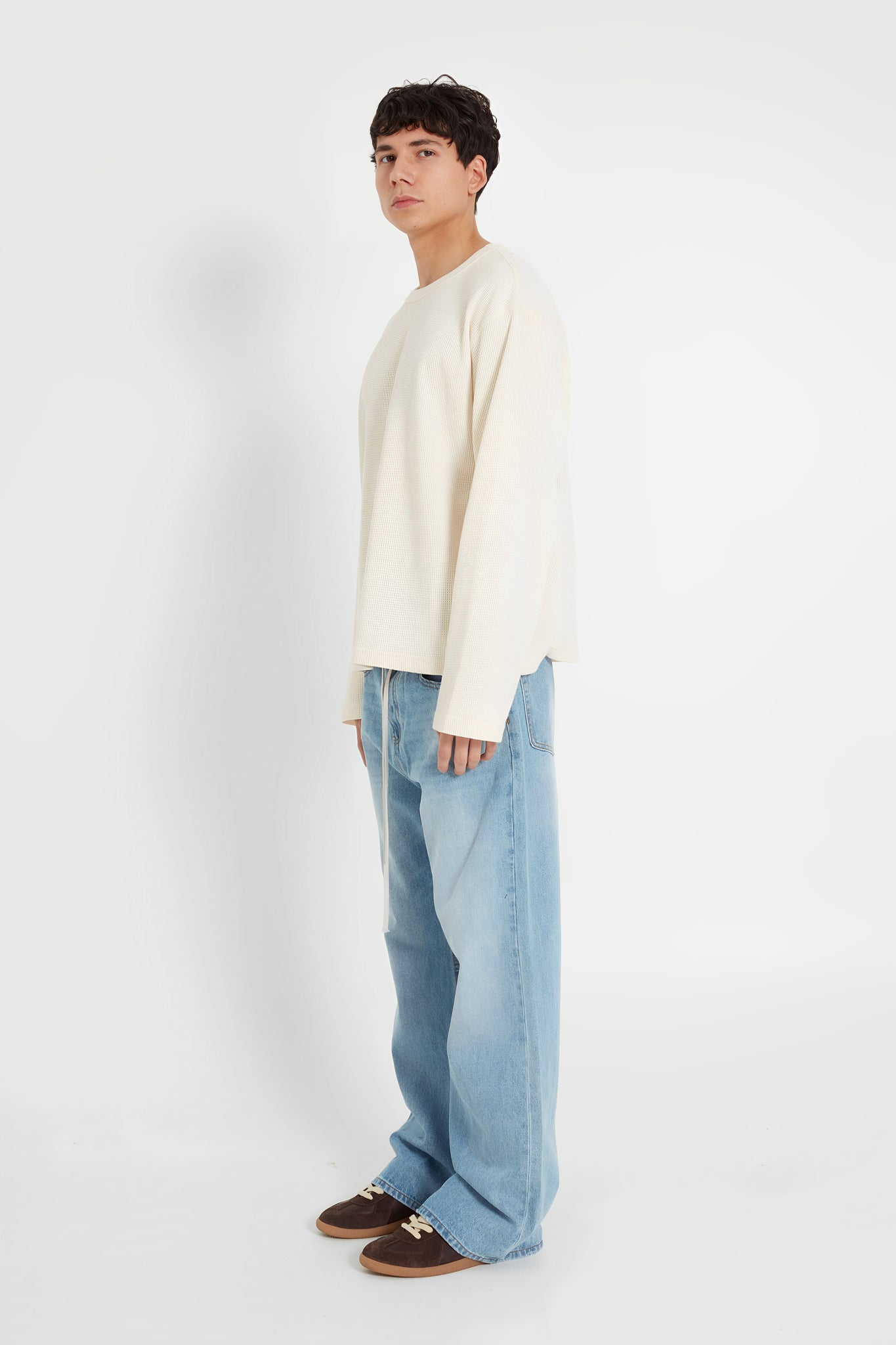 Vintage Washed Blue Denim Jean