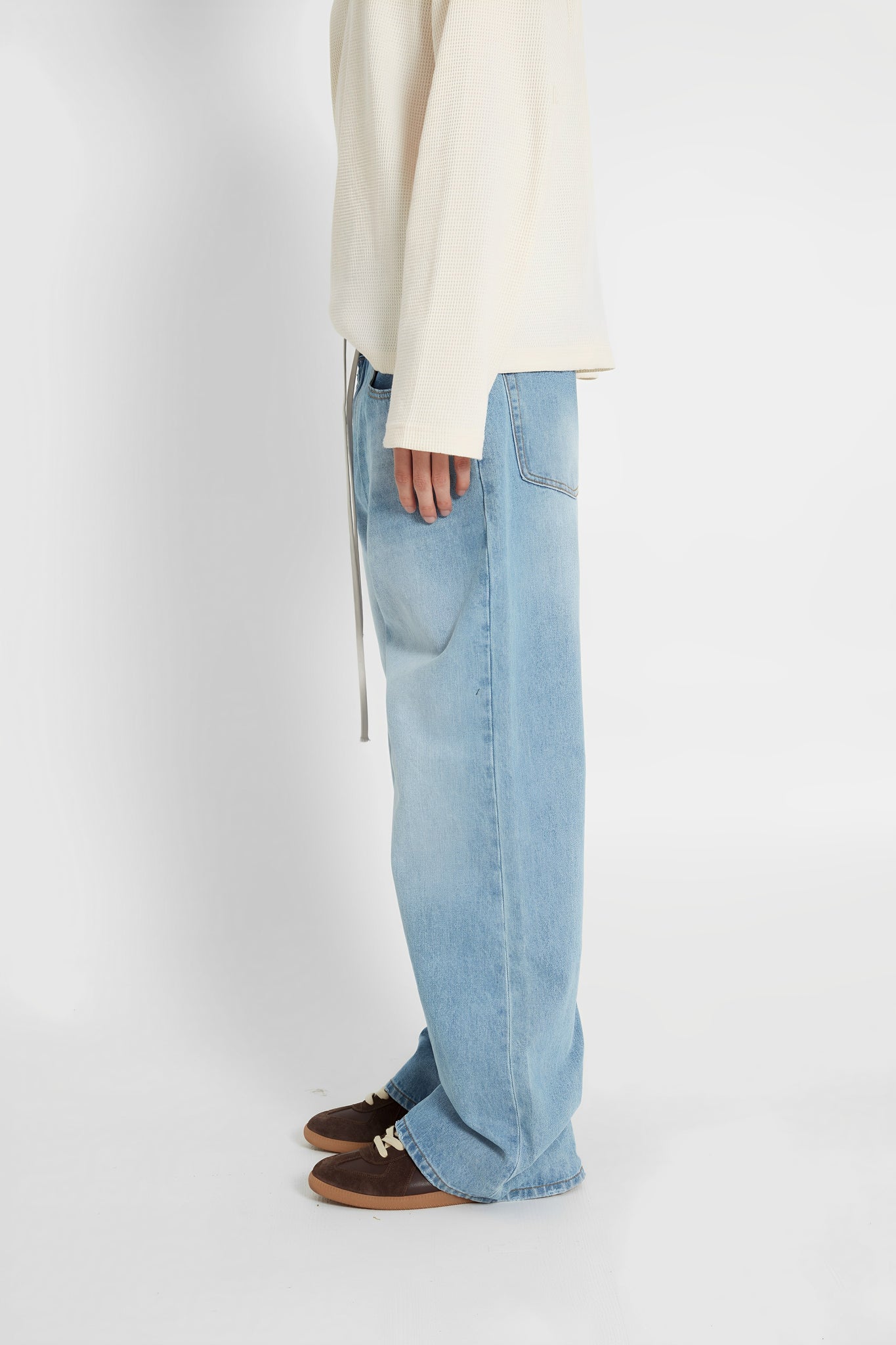 Vintage Washed Blue Denim Jean