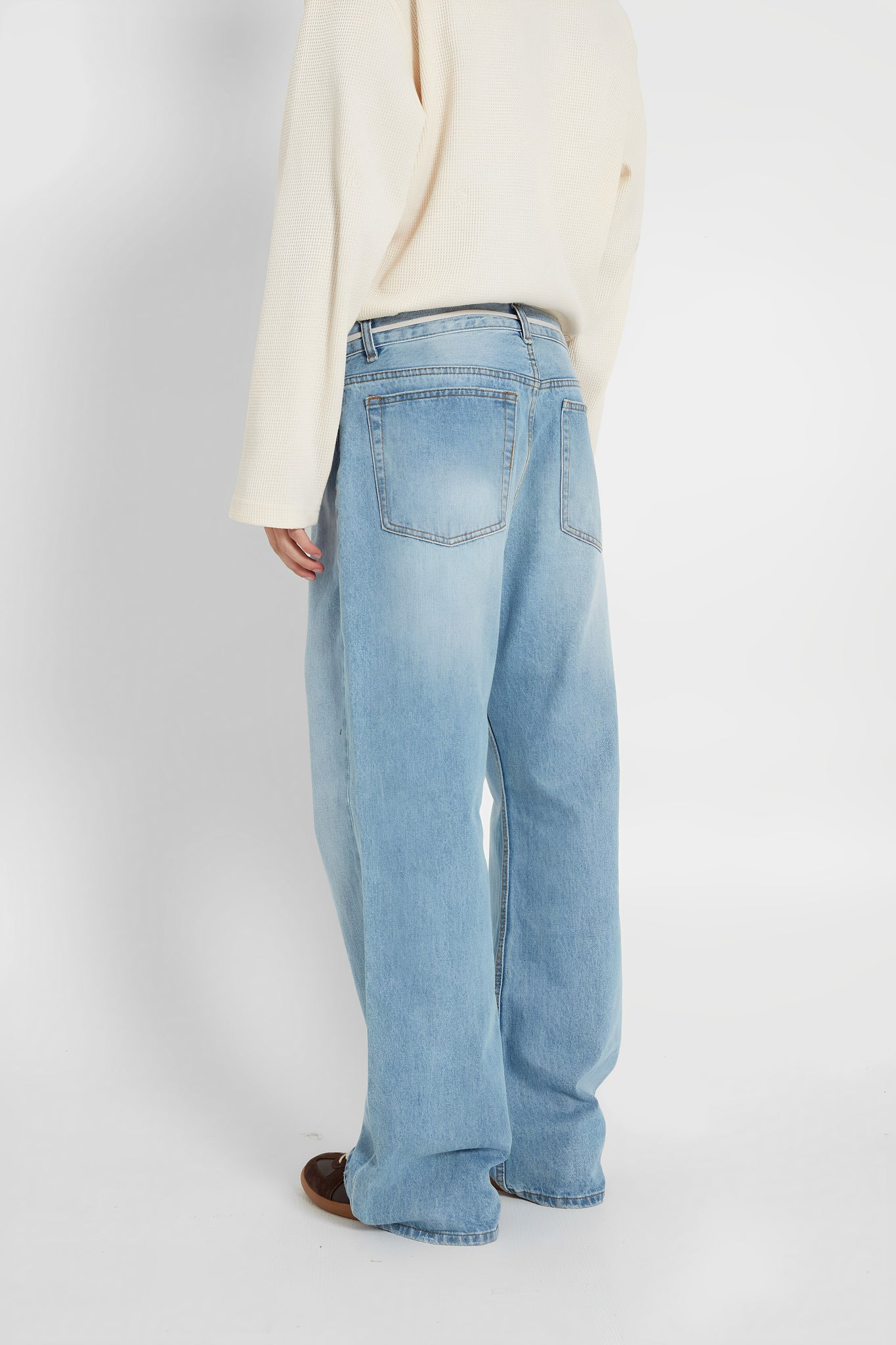 Vintage Washed Blue Denim Jean