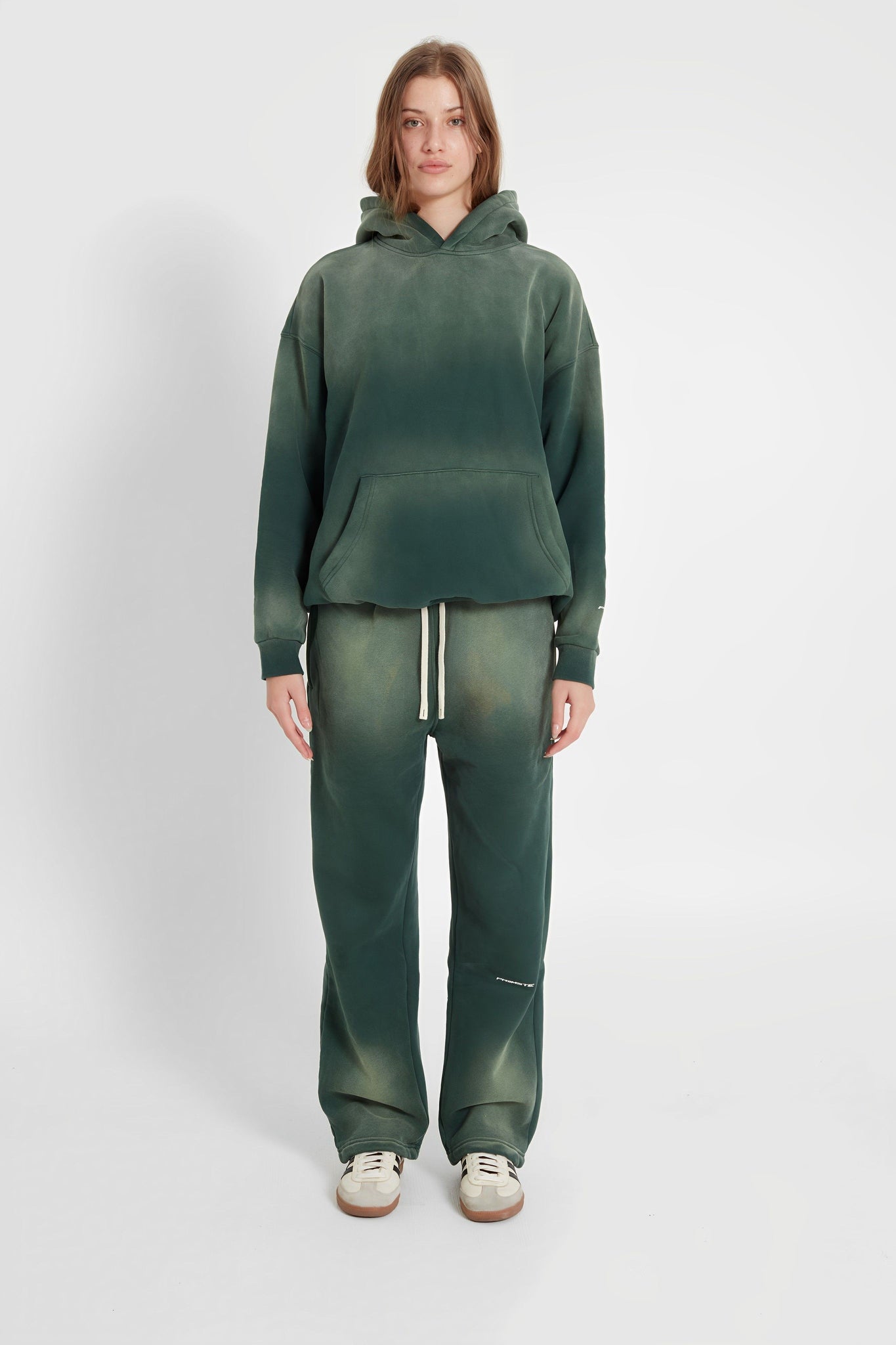 Washed Green Hoodie
