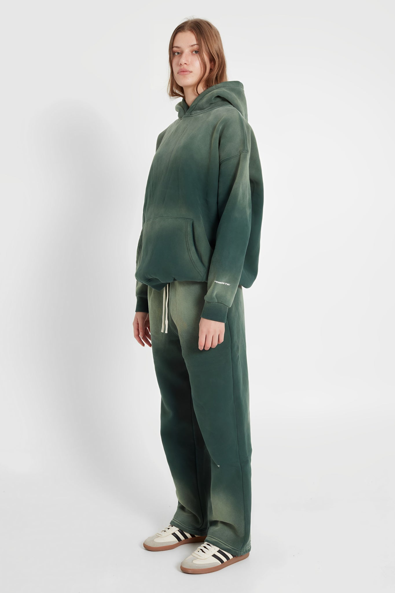 Washed Green Hoodie