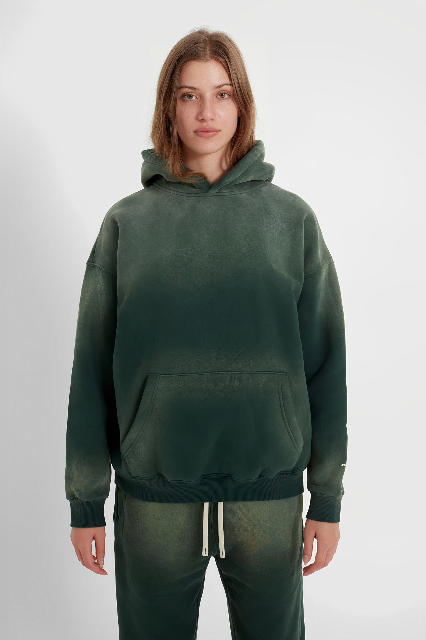Washed Green Hoodie