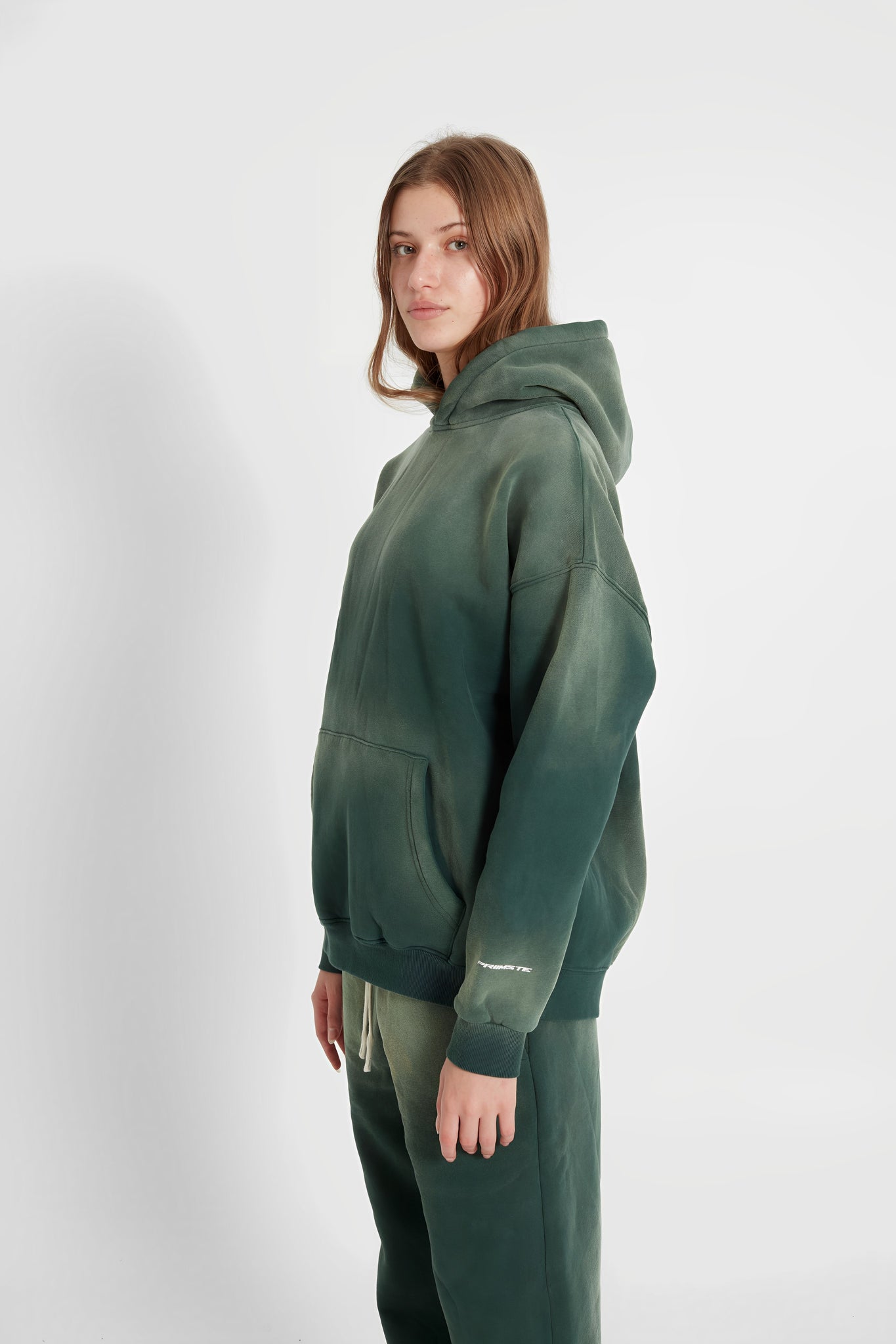Washed Green Hoodie