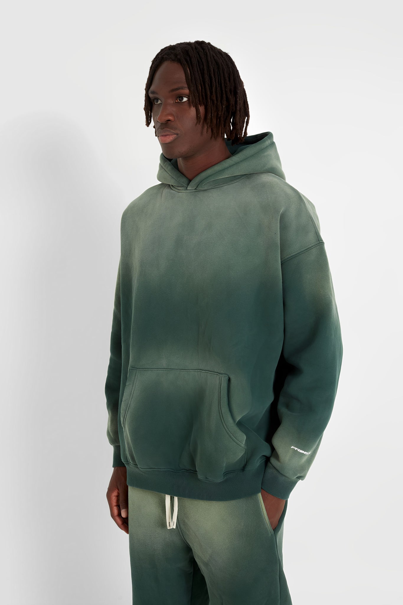 Washed Green Hoodie