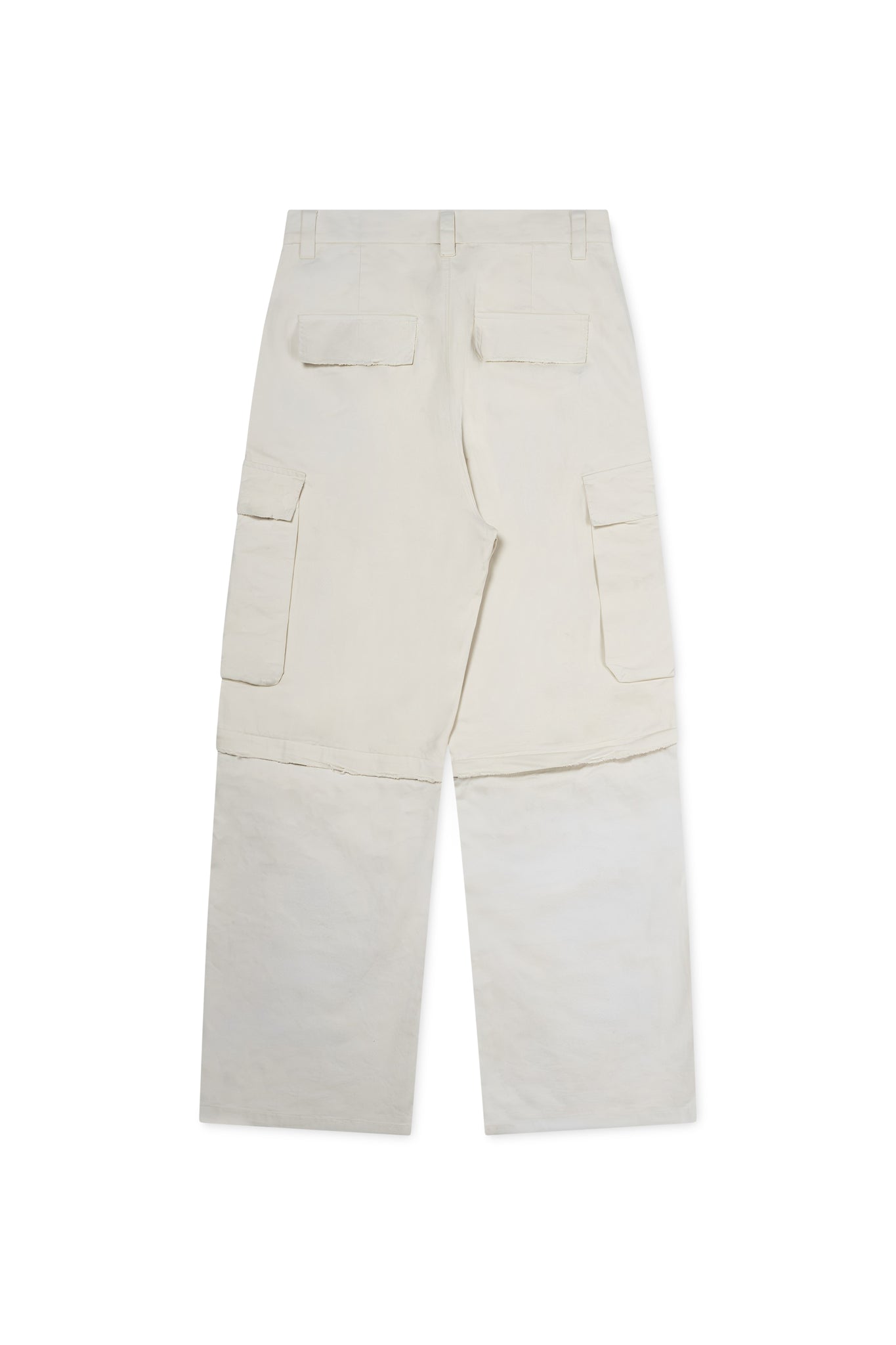 Cream  Convertible Cargo Pants PRE-ORDER