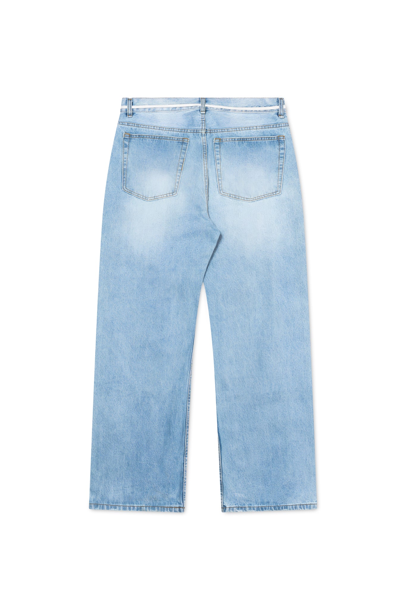 Vintage Washed Blue Denim Jean