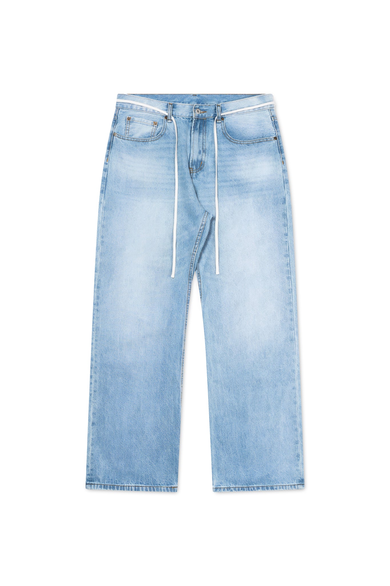 Vintage Washed Blue Denim Jean