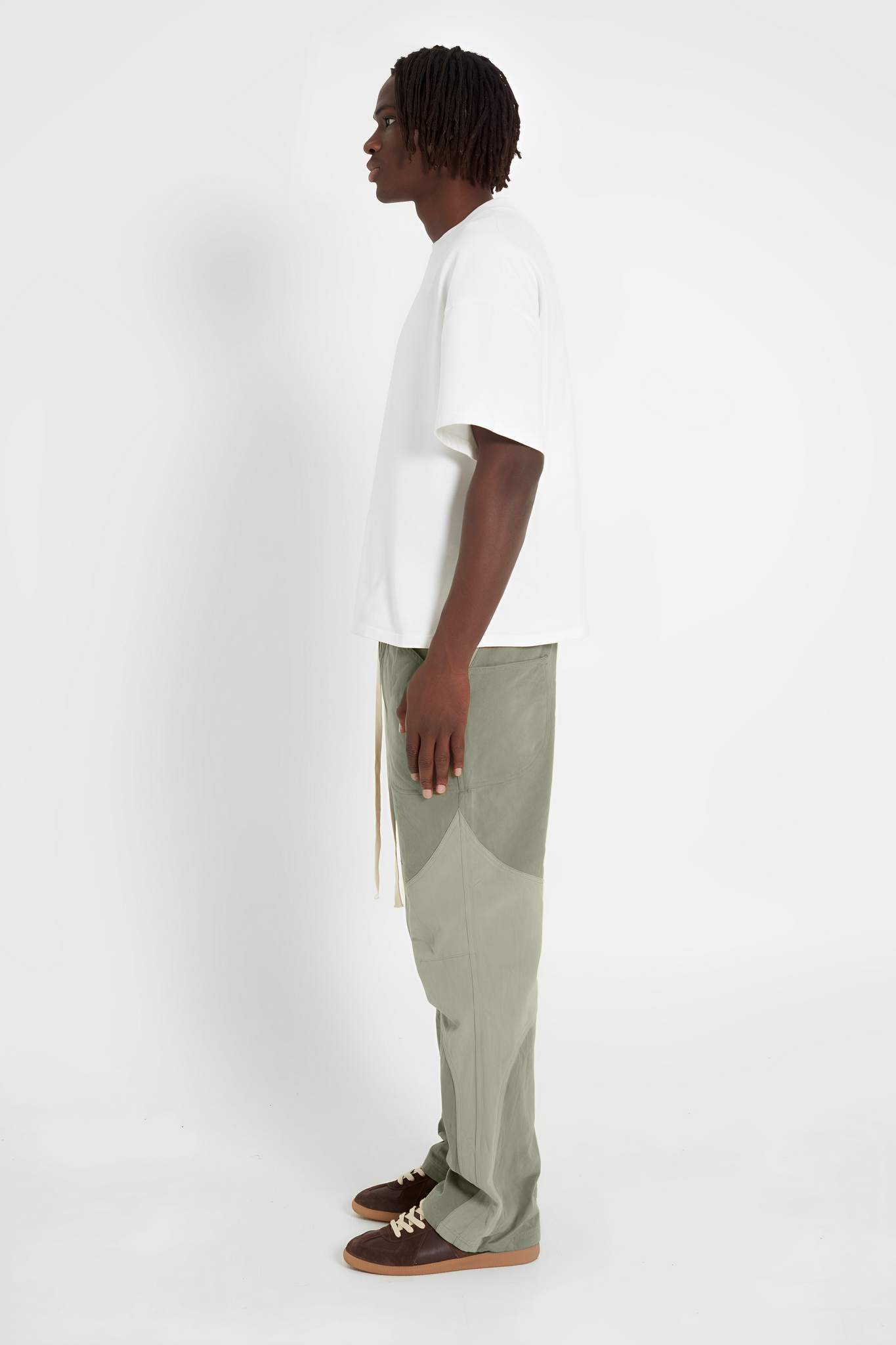 Wave Green Trouser Pants