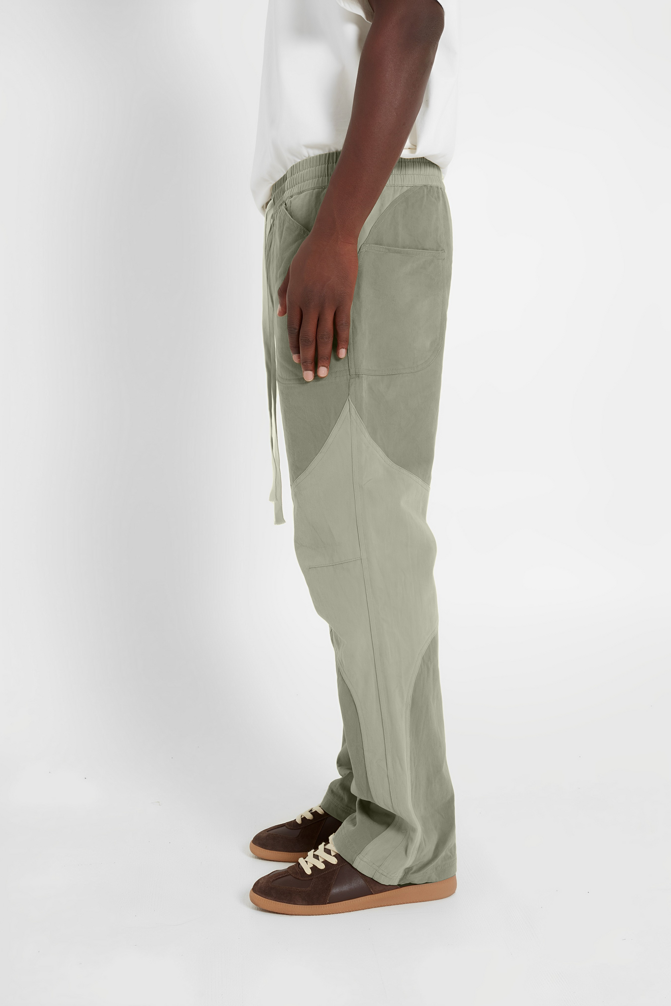 Wave Green Trouser Pants